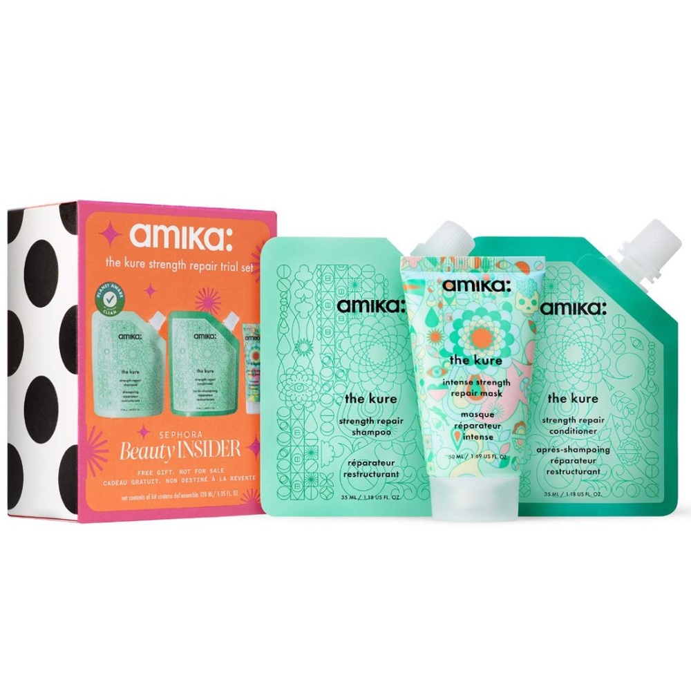 [BNIB] Mini Amika The Kure Hair Care Set